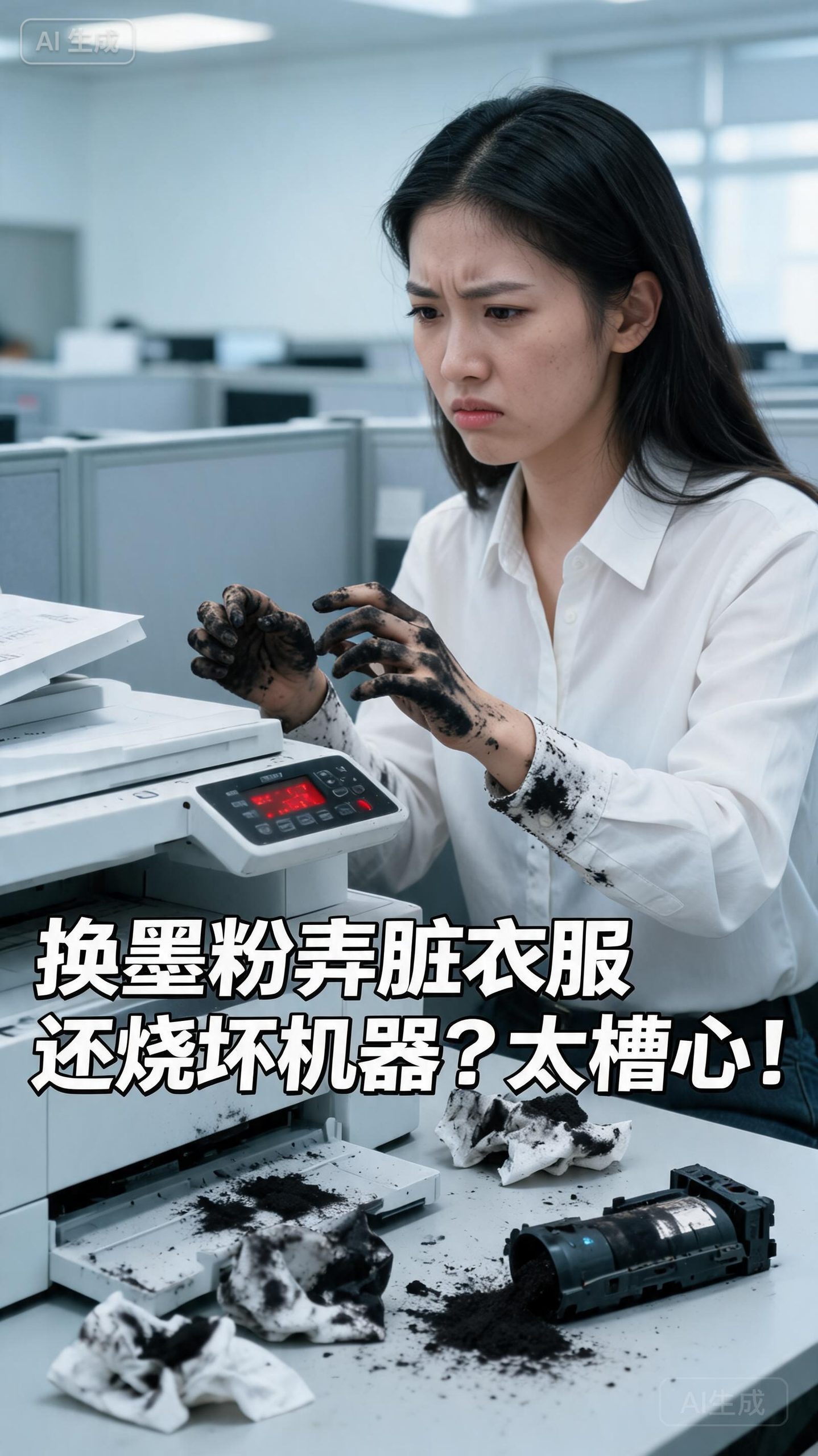 太原打印机怎么换墨粉