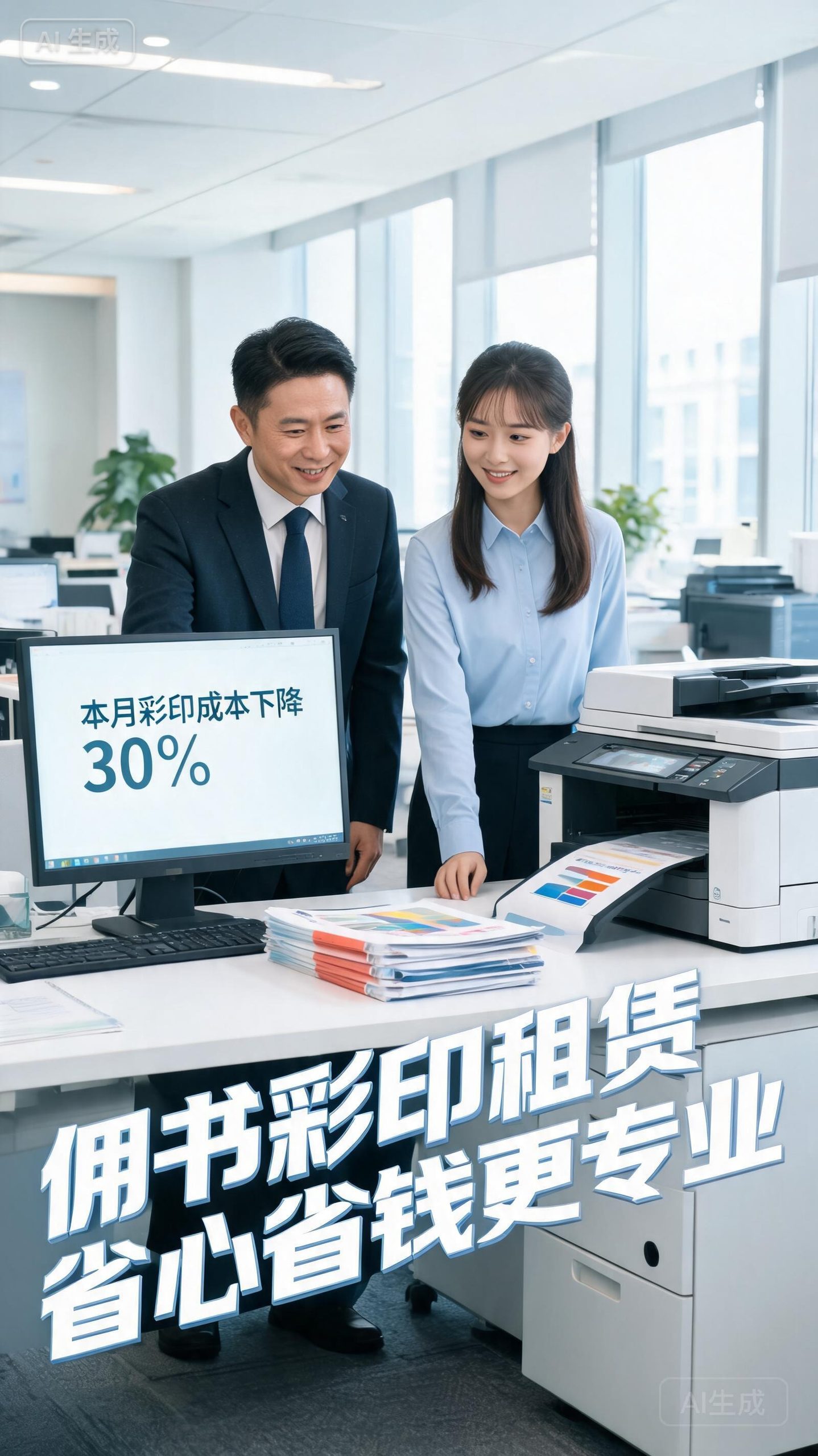 太原彩色打印机租赁