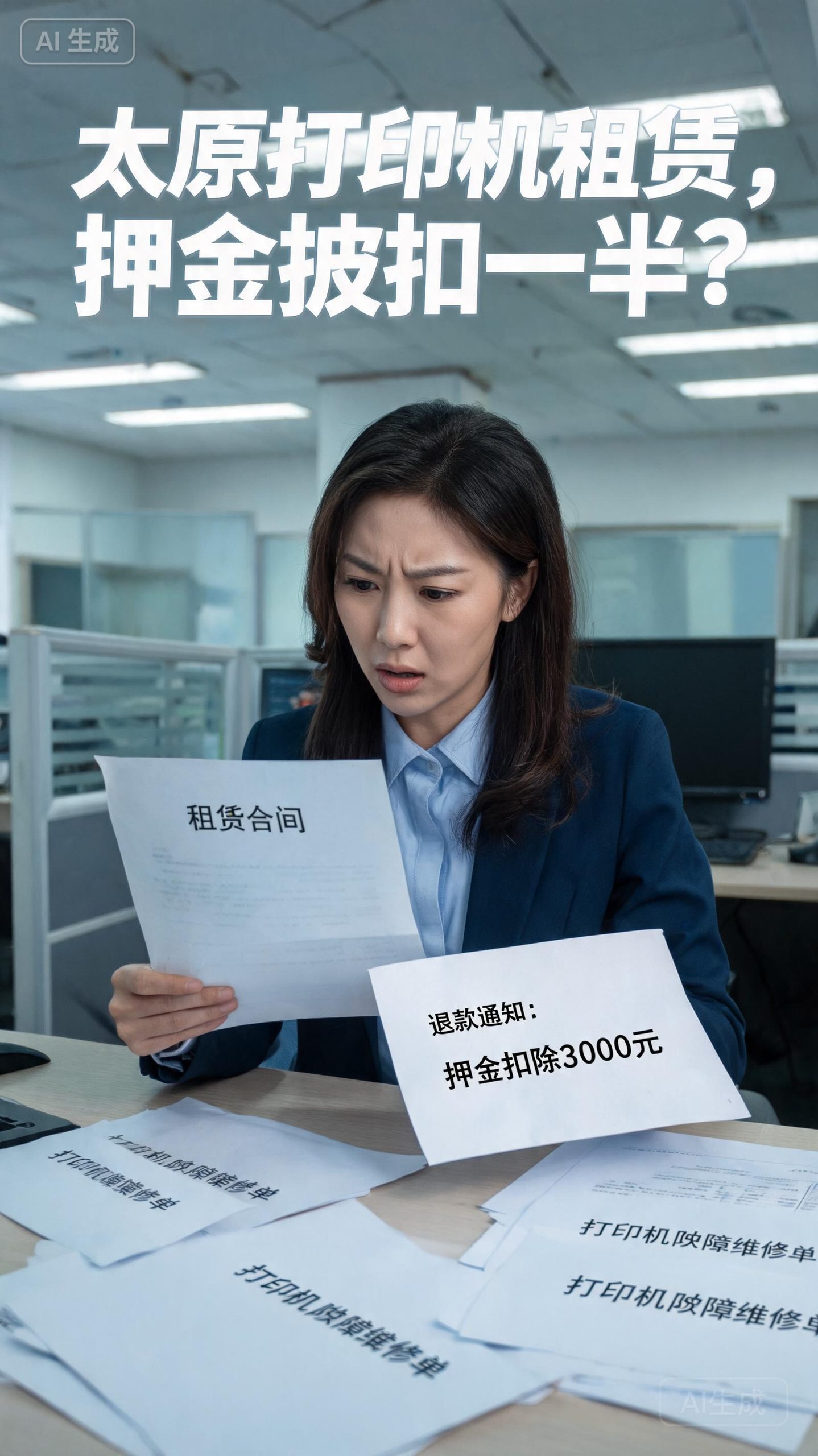 太原免押金打印机租赁